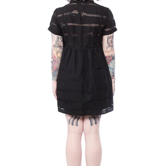 IRON FIST BONE ME BABYDOLL DRESS Size M - Picture 5 of 6